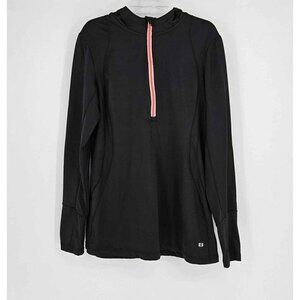 Layer 8 Performance Qwick- Dry Gray Quarter Zip Athletic Wear Womens Top Sz Lg